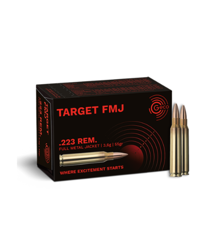 Geco .223 FMJ Target 55gr
