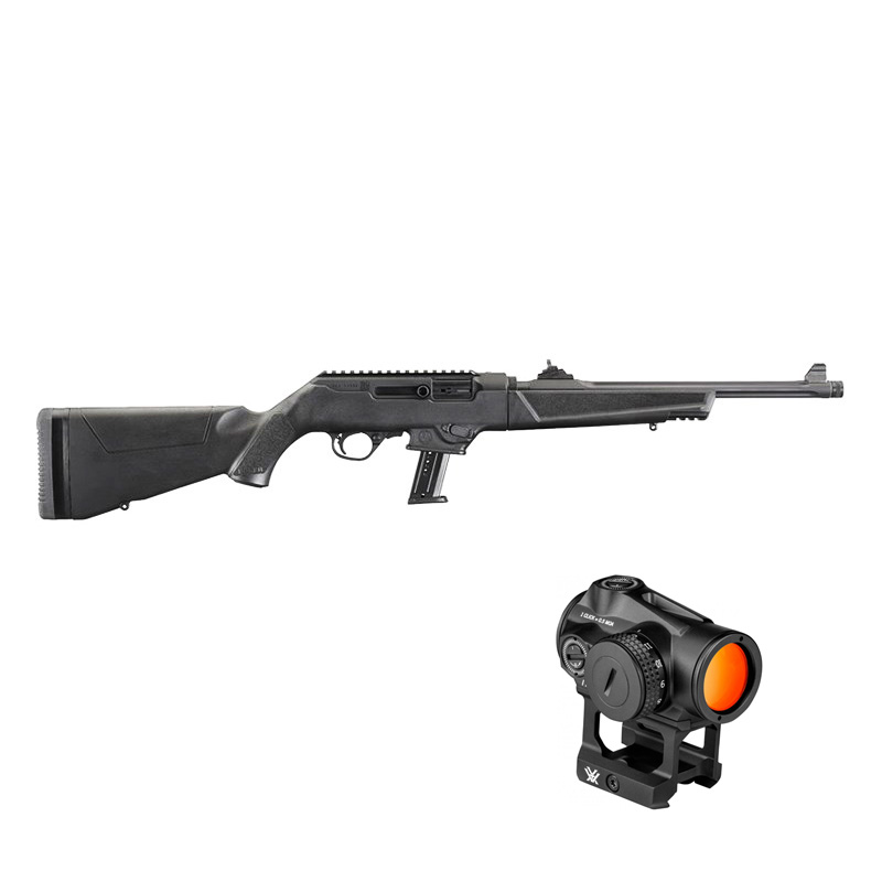Ruger PC Carbine 9mm 47cm Pipa jakt + Vortex Triumph