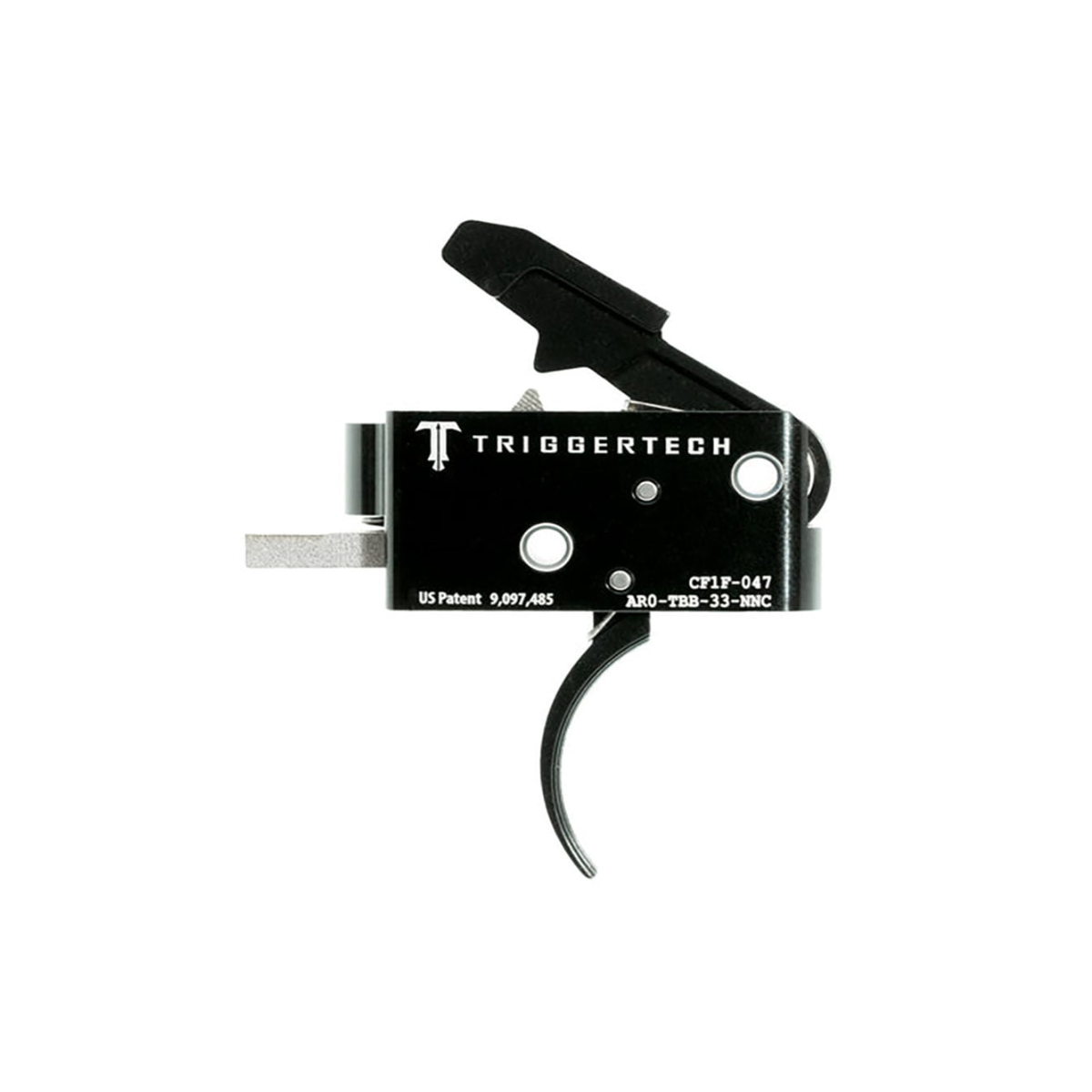 TRIGGERTECH AR15 - Black Competitive Curved