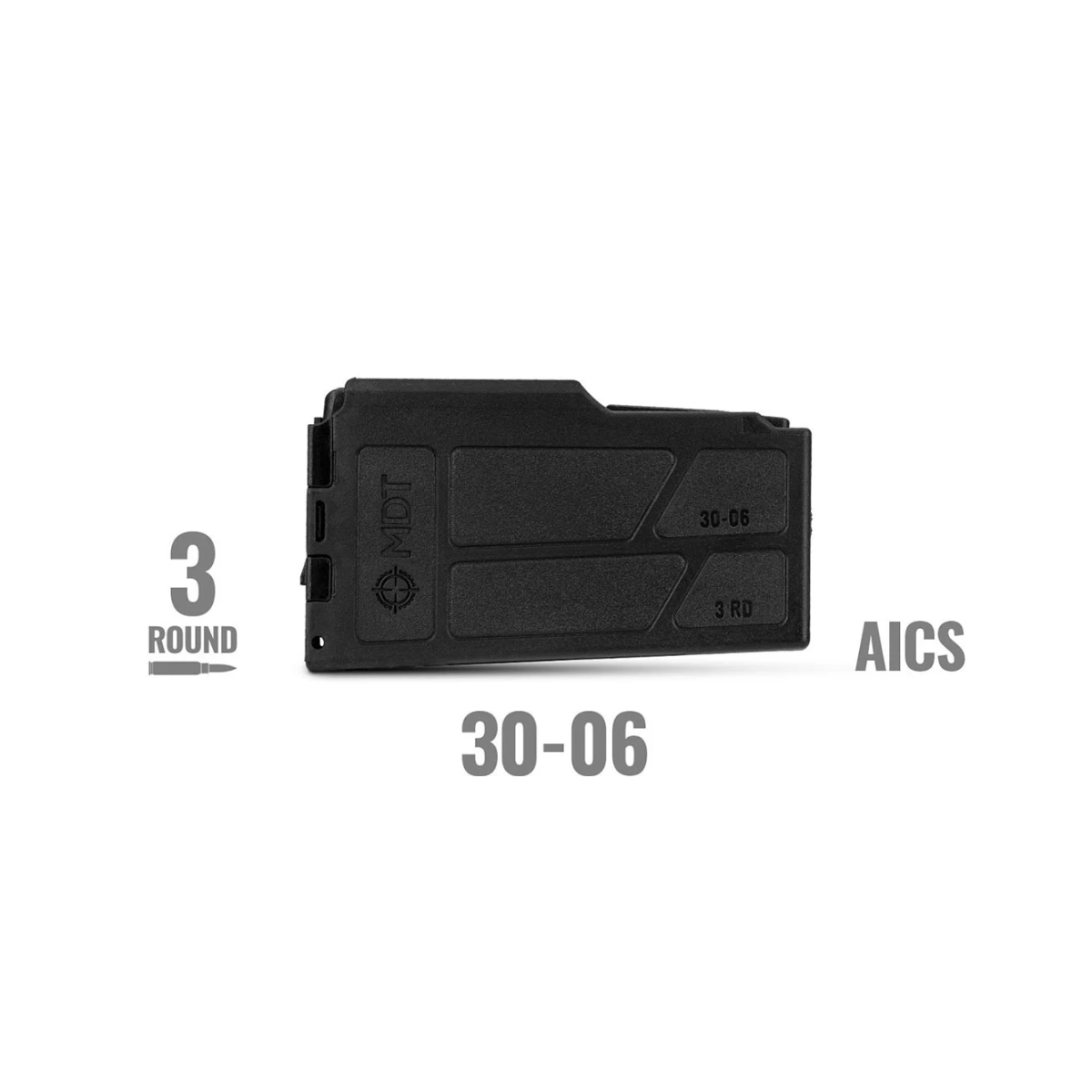 MDT 3 Round Polymer LA Magazines .30-06