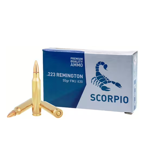 STV SCORPIO .223Rem 55gr FMJ 20/ask