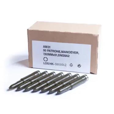 AM31 Plastic 308 Winchester (7.62x51mm) Blanks 50 Rounds