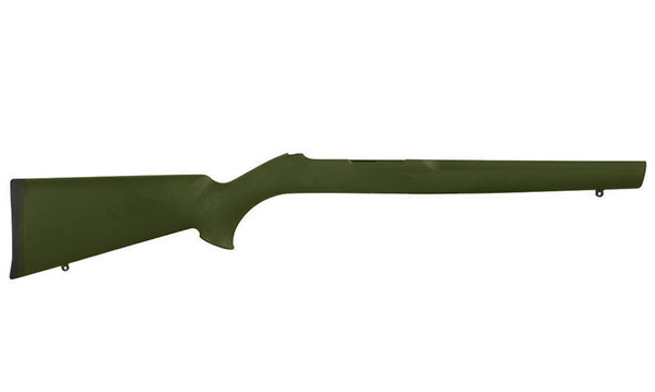 Hogue Rubber OverMolded Stock Ruger Olive Drab 10/22 .920"