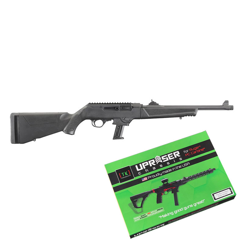 Ruger PC Carbine 9mm 47cm Pipa jakt + Chassi