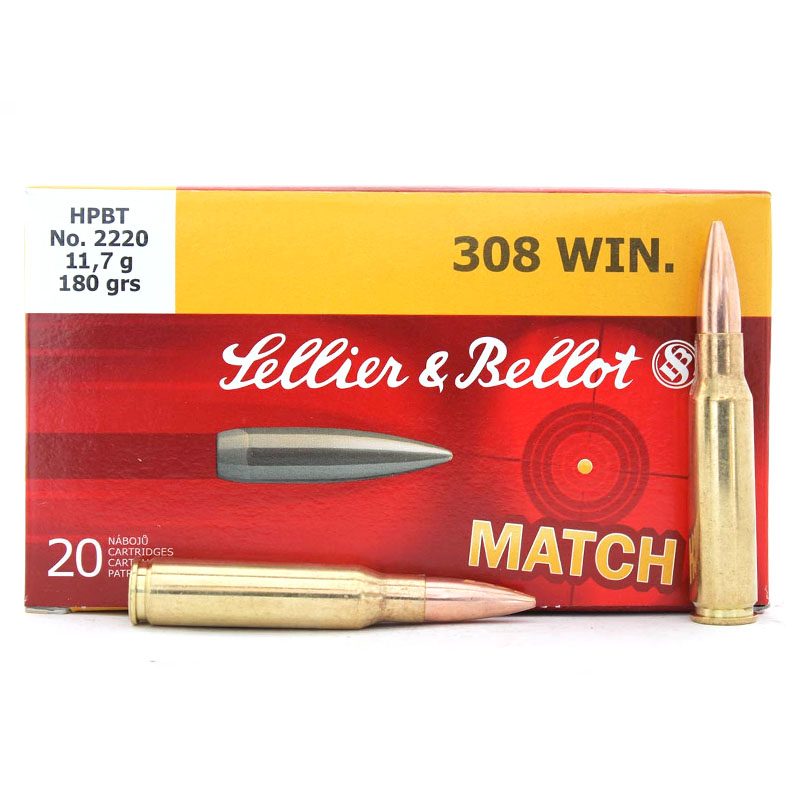 Sellier & Bellot Match .308 Win 180gr